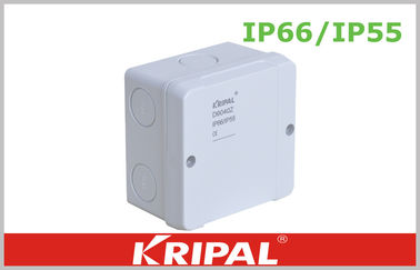 IP55 / IP66 PC DK كبل محطة تقاطع مربع مضاد للهب 98 * 98 * 61mm ل