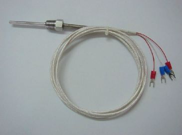 WZP-200 PT100 RTD محسّ NPT وصلة 4 يسبر سلك 4,0 mm dia x 50 mm طول