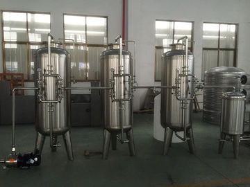 تماما التلقائي SUS304 / 316L التناضح العكسي نظام ترشيح المياه للمنازل